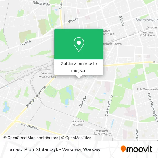 Mapa Tomasz Piotr Stolarczyk - Varsovia
