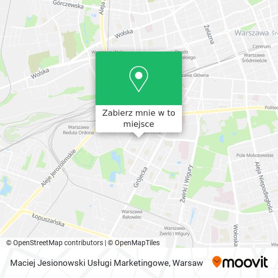 Mapa Maciej Jesionowski Usługi Marketingowe