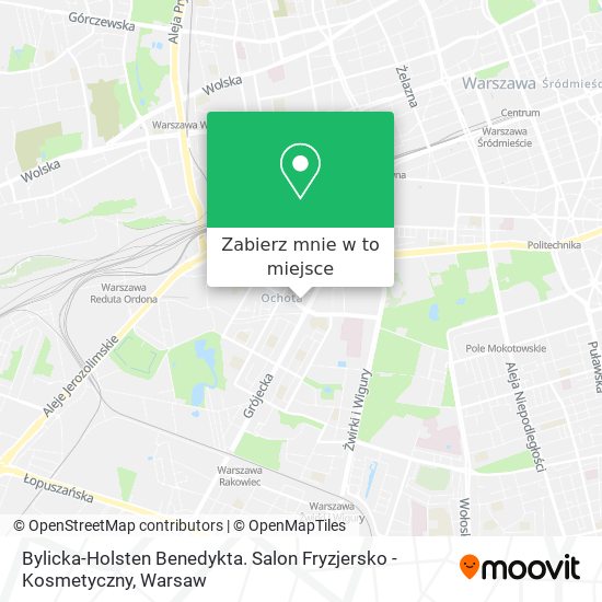 Mapa Bylicka-Holsten Benedykta. Salon Fryzjersko - Kosmetyczny