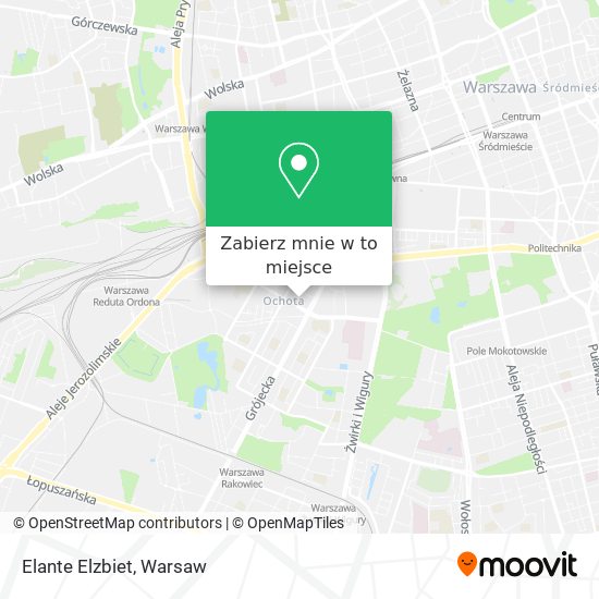 Mapa Elante Elzbiet