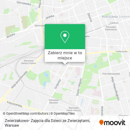 Mapa Zwierzakowo- Zajęcia dla Dzieci ze Zwierzętami