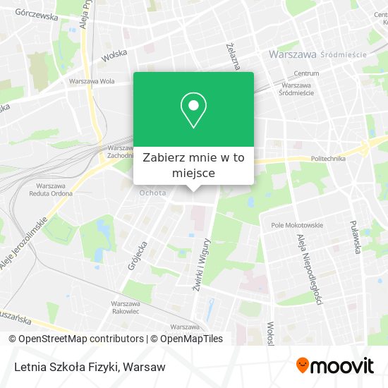 Mapa Letnia Szkoła Fizyki