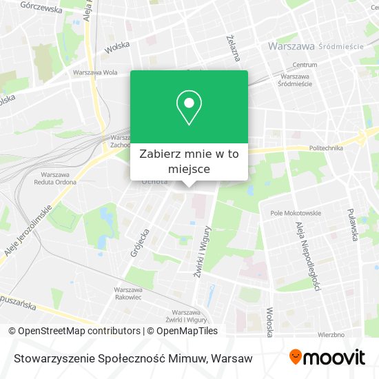 Mapa Stowarzyszenie Społeczność Mimuw