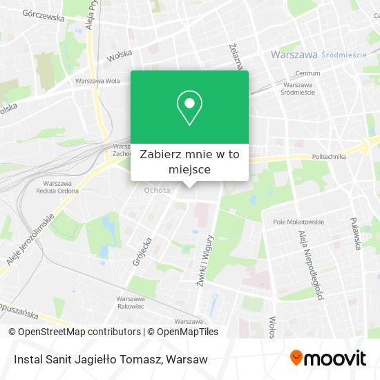 Mapa Instal Sanit Jagiełło Tomasz