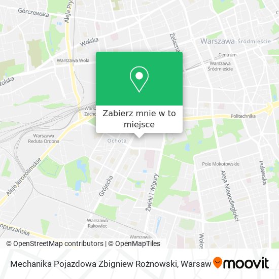 Mapa Mechanika Pojazdowa Zbigniew Rożnowski