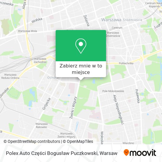 Mapa Polex Auto Części Bogusław Puczkowski