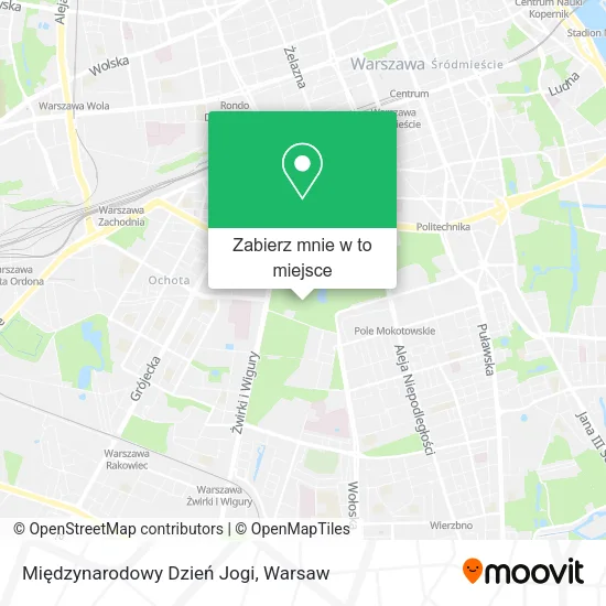 Mapa Międzynarodowy Dzień Jogi