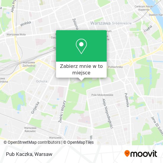 Mapa Pub Kaczka