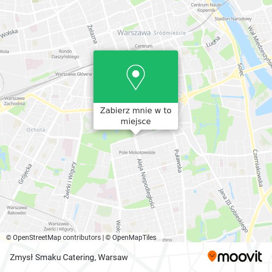 Mapa Zmysł Smaku Catering