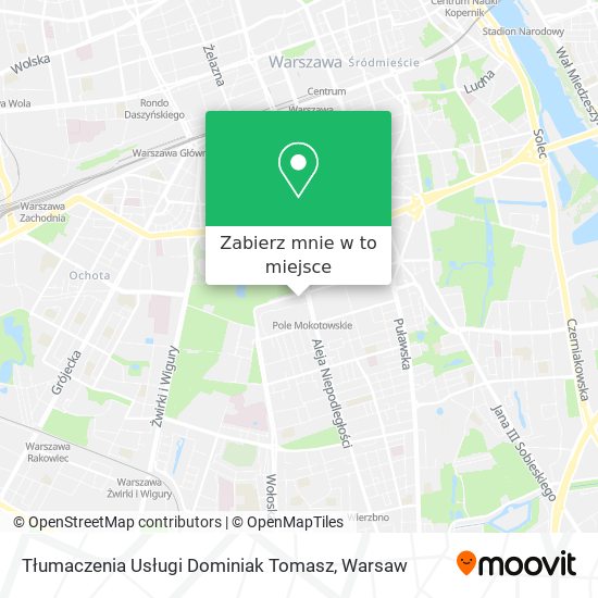 Mapa Tłumaczenia Usługi Dominiak Tomasz