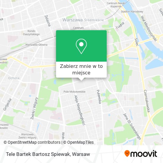 Mapa Tele Bartek Bartosz Spiewak