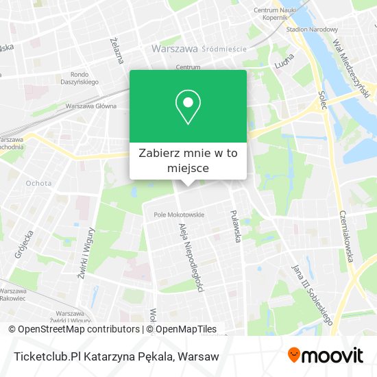 Mapa Ticketclub.Pl Katarzyna Pękala