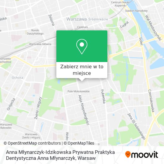 Mapa Anna Młynarczyk-Idzikowska Prywatna Praktyka Dentystyczna Anna Młynarczyk