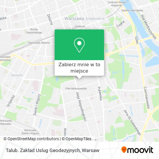 Mapa Talub. Zaklad Uslug Geodezyjnych