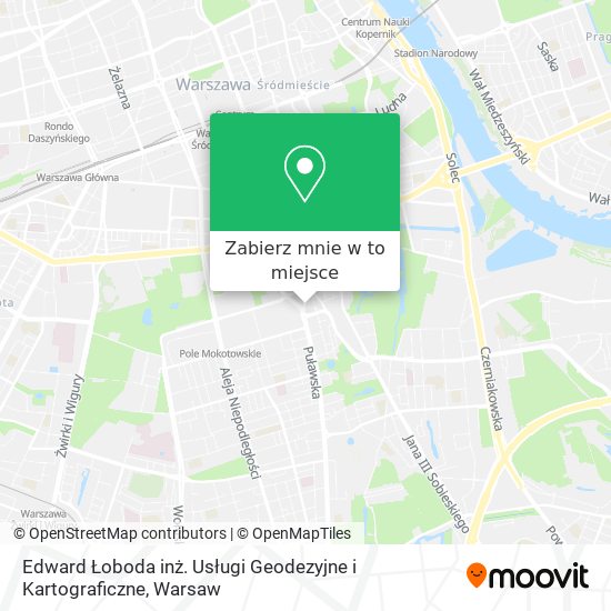 Mapa Edward Łoboda inż. Usługi Geodezyjne i Kartograficzne