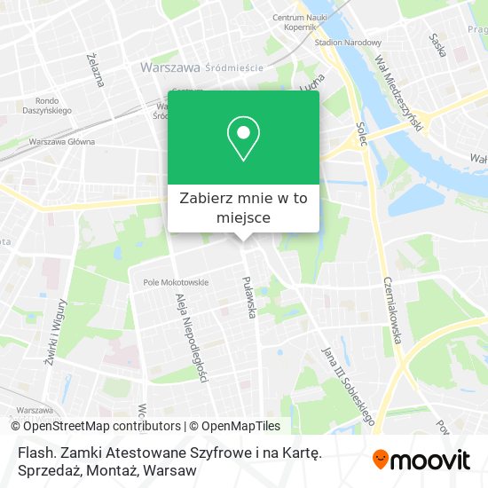 Mapa Flash. Zamki Atestowane Szyfrowe i na Kartę. Sprzedaż, Montaż