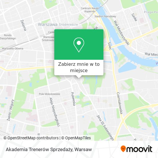 Mapa Akademia Trenerów Sprzedaży