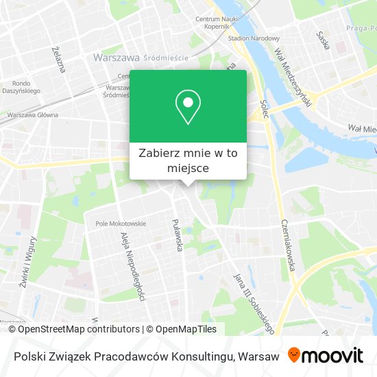 Mapa Polski Związek Pracodawców Konsultingu