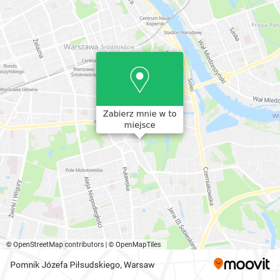 Mapa Pomnik Józefa Piłsudskiego