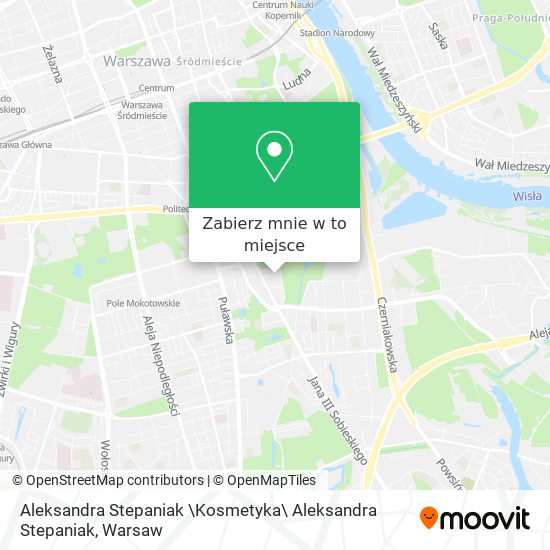 Mapa Aleksandra Stepaniak \Kosmetyka\ Aleksandra Stepaniak