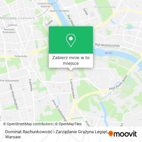 Mapa Dominat Rachunkowość i Zarządanie Grażyna Legięć