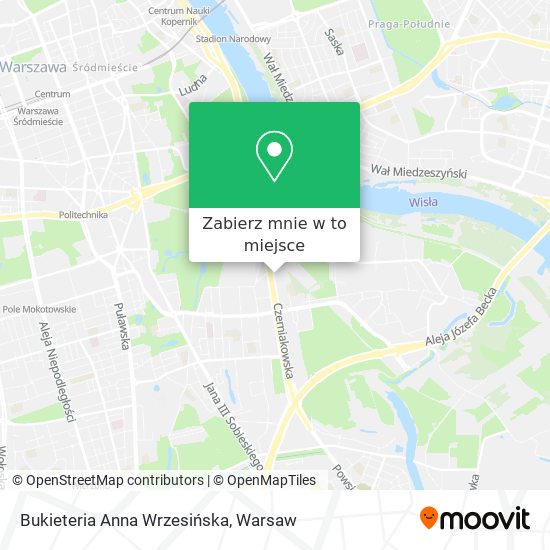 Mapa Bukieteria Anna Wrzesińska