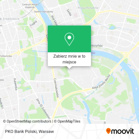 Mapa PKO Bank Polski
