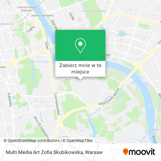 Mapa Multi Media Art Zofia Skubikowska