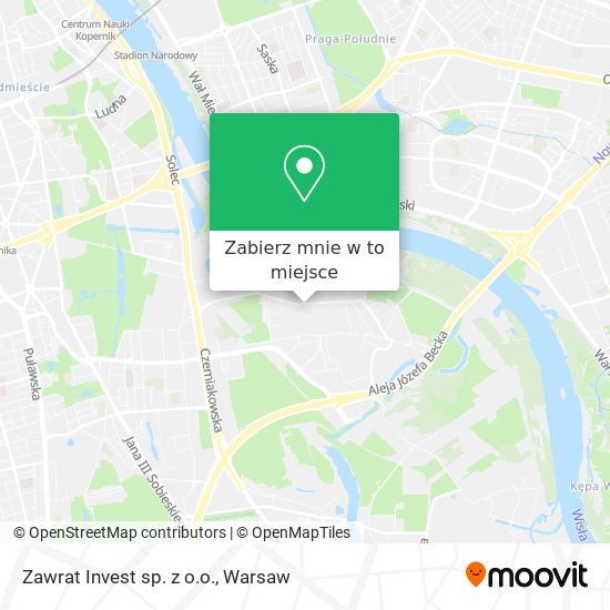 Mapa Zawrat Invest sp. z o.o.