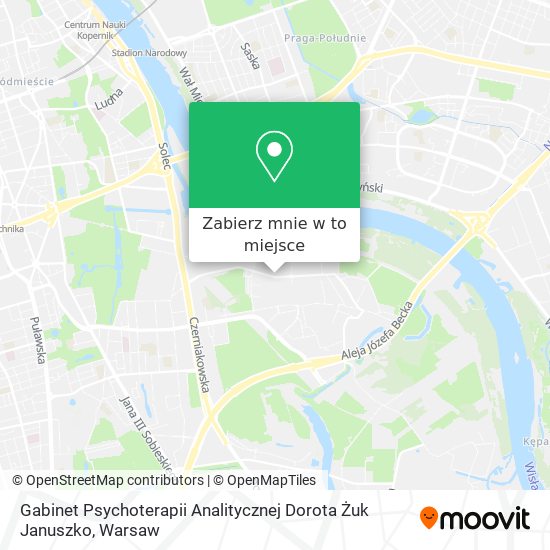 Mapa Gabinet Psychoterapii Analitycznej Dorota Żuk Januszko