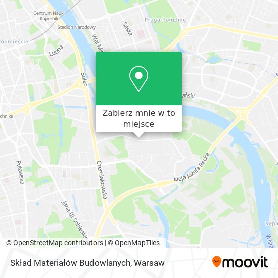 Mapa Skład Materiałów Budowlanych