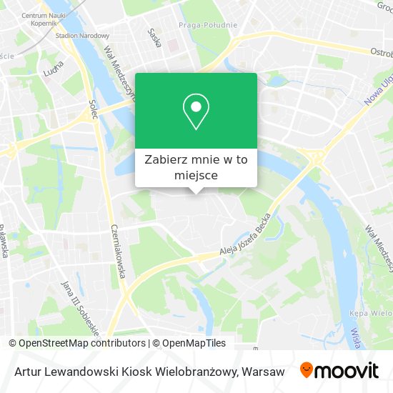 Mapa Artur Lewandowski Kiosk Wielobranżowy