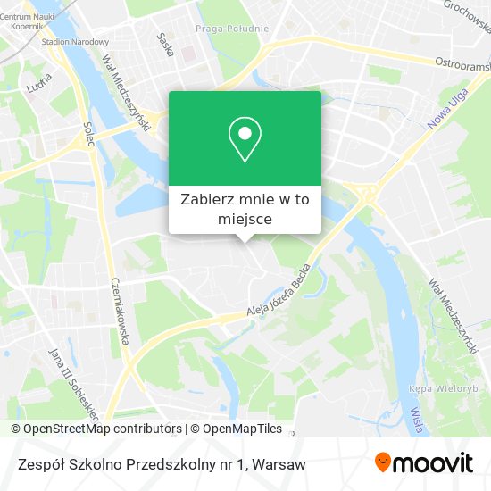 Mapa Zespół Szkolno Przedszkolny nr 1