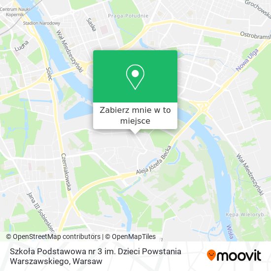 Mapa Szkoła Podstawowa nr 3 im. Dzieci Powstania Warszawskiego