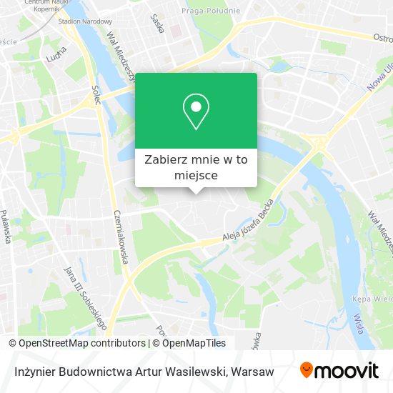 Mapa Inżynier Budownictwa Artur Wasilewski