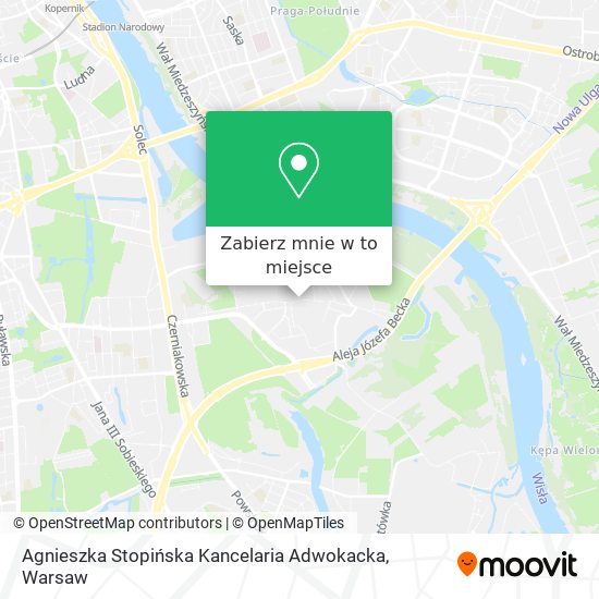 Mapa Agnieszka Stopińska Kancelaria Adwokacka