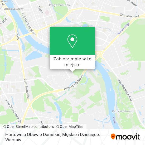 Mapa Hurtownia Obuwie Damskie, Męskie i Dziecięce