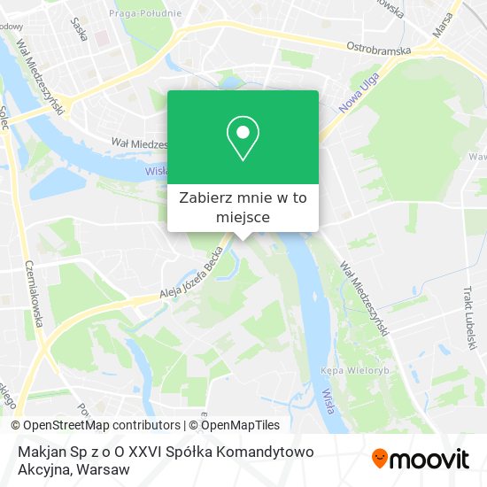 Mapa Makjan Sp z o O XXVI Spółka Komandytowo Akcyjna