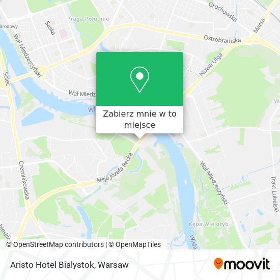 Mapa Aristo Hotel Bialystok