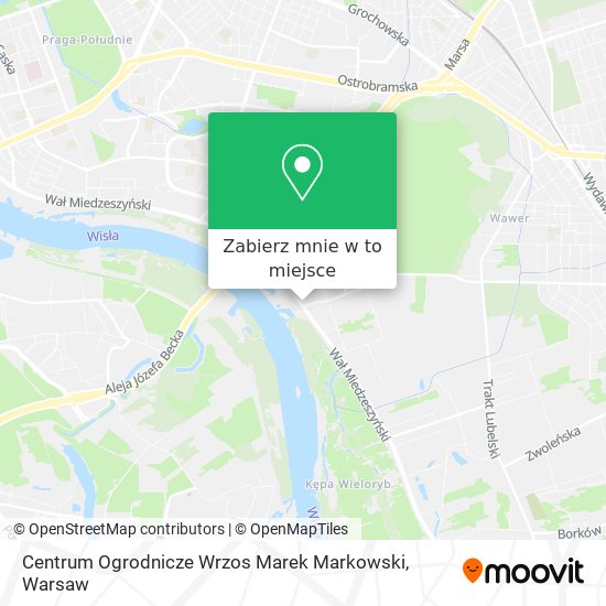 Mapa Centrum Ogrodnicze Wrzos Marek Markowski