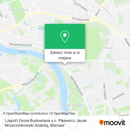 Mapa \Japol\ Firma Budowlana s.c. Pikiewicz Jacek Wrzecionkowski Andrzej
