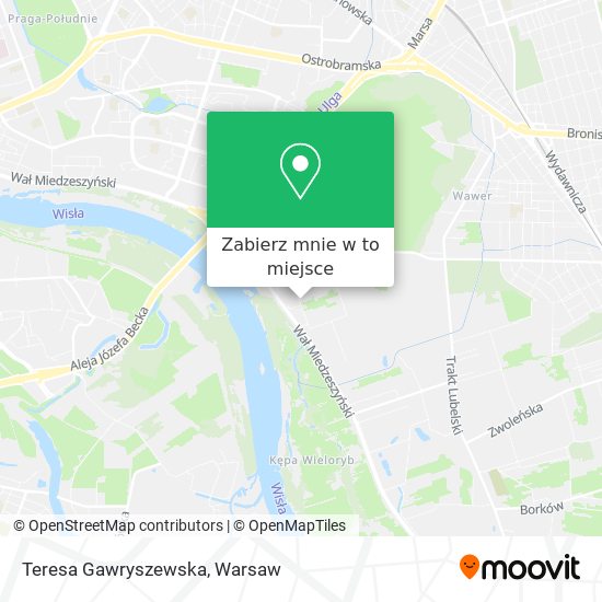 Mapa Teresa Gawryszewska