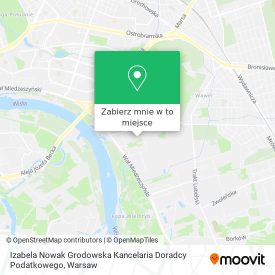 Mapa Izabela Nowak Grodowska Kancelaria Doradcy Podatkowego