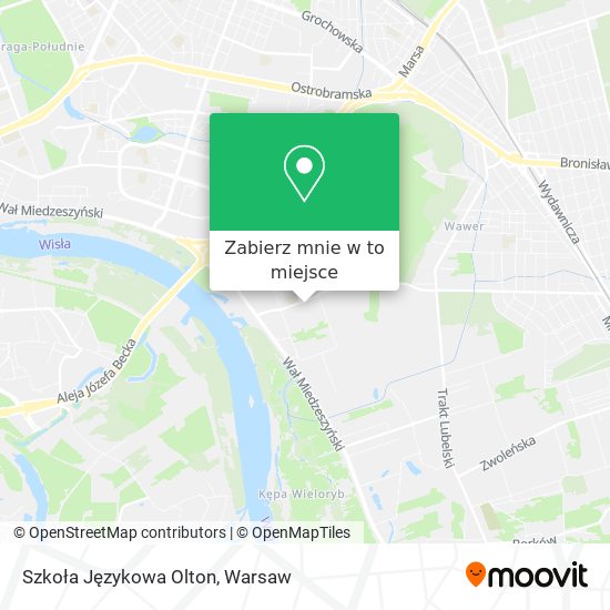 Mapa Szkoła Językowa Olton