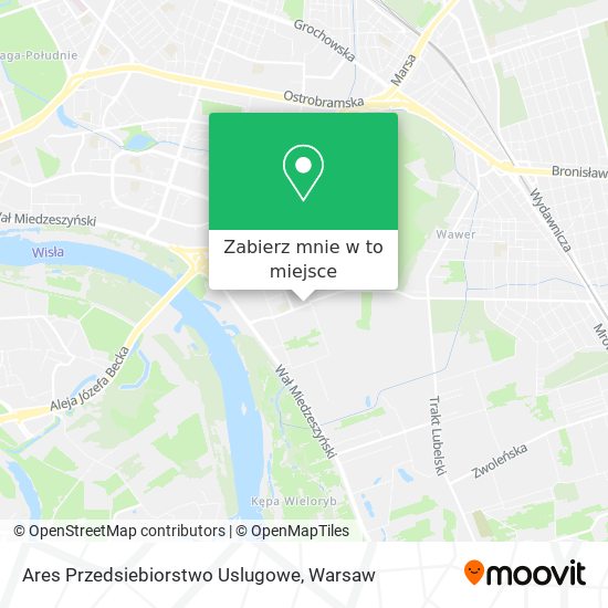 Mapa Ares Przedsiebiorstwo Uslugowe