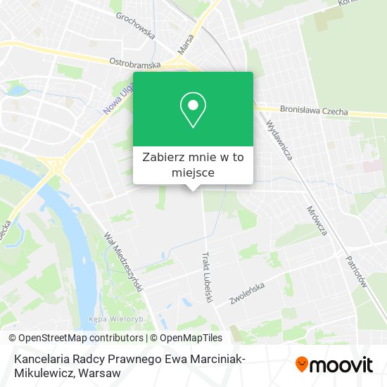 Mapa Kancelaria Radcy Prawnego Ewa Marciniak-Mikulewicz