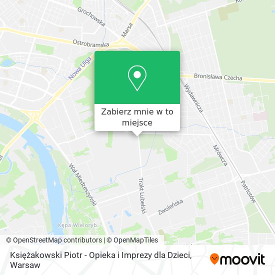 Mapa Księżakowski Piotr - Opieka i Imprezy dla Dzieci