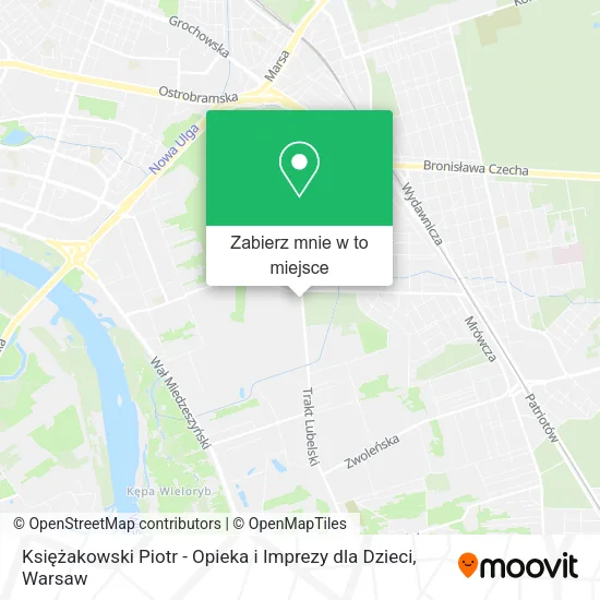 Mapa Księżakowski Piotr - Opieka i Imprezy dla Dzieci