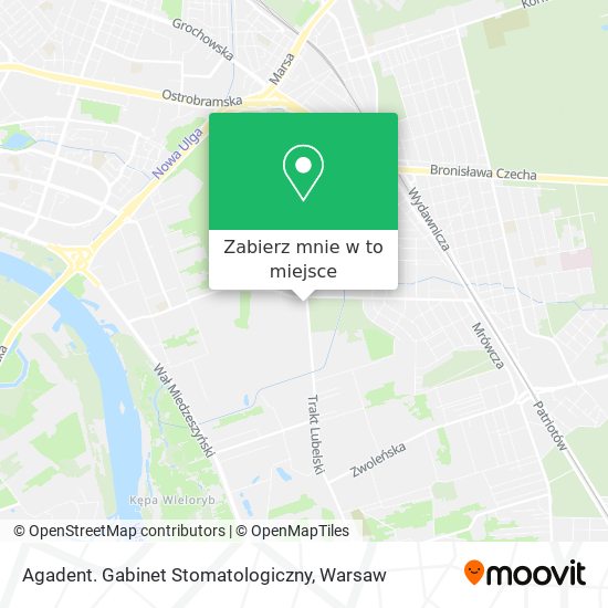 Mapa Agadent. Gabinet Stomatologiczny