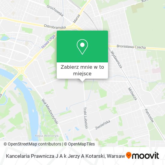 Mapa Kancelaria Prawnicza J A k Jerzy A Kotarski